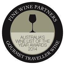 JAM 2014 Wine List Award